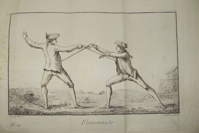 Flanconade, Danet, Guillaume. L’art des armes. Tome premier. Paris, 1766.