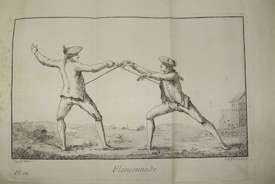 Flanconade Flanconade, Danet, Guillaume. L’art des armes. Tome premier. Paris, 1766.